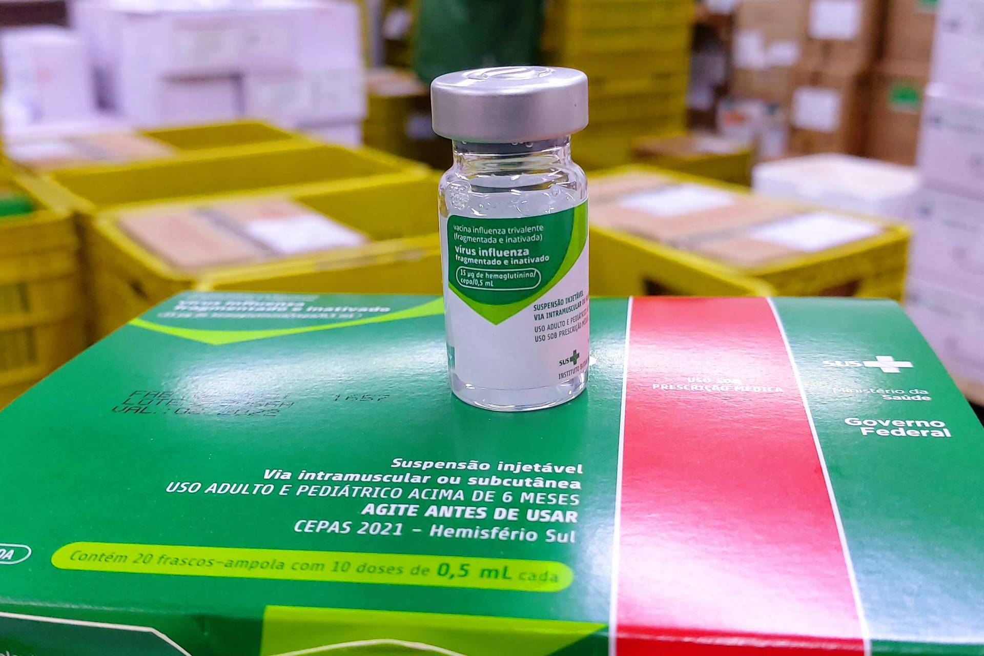 Estado libera vacinação contra a gripe para toda a população acima de seis meses